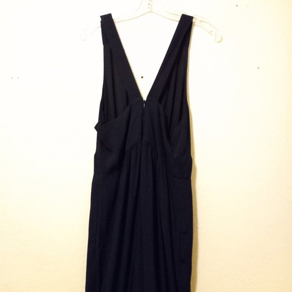 NWT Madewell V-Back Covered Button Front Wide Leg Sleeveless Jumpsuit- Sz 10 NYE - Picture 6 of 15